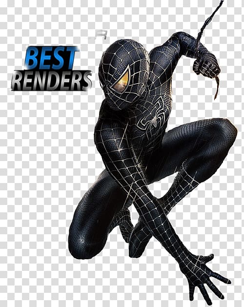 Spider-Man film series Sandman Mary Jane Watson Dr. Otto Octavius, Black Spiderman transparent background PNG clipart