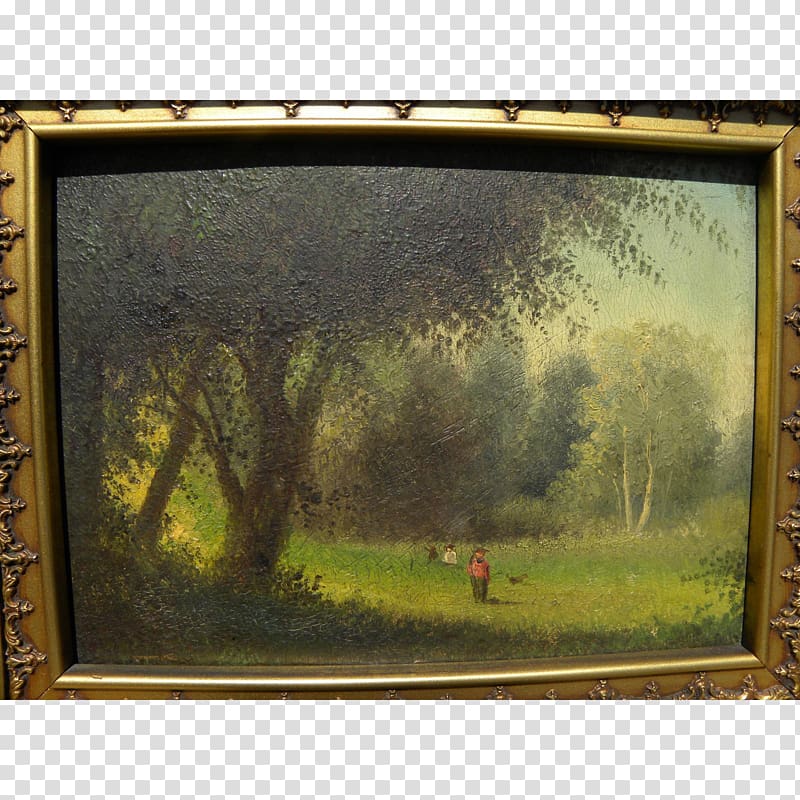 Landscape painting Oil painting Hudson River School Art, painting transparent background PNG clipart