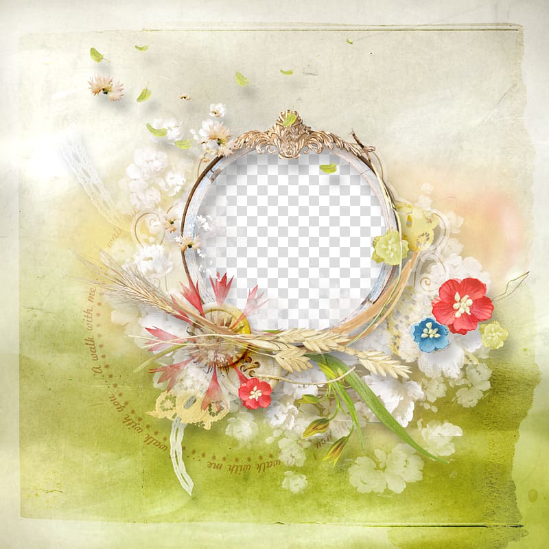 assorted flowers wall decor, frame Floral design Circle Flower, Flower decoration ring frame transparent background PNG clipart