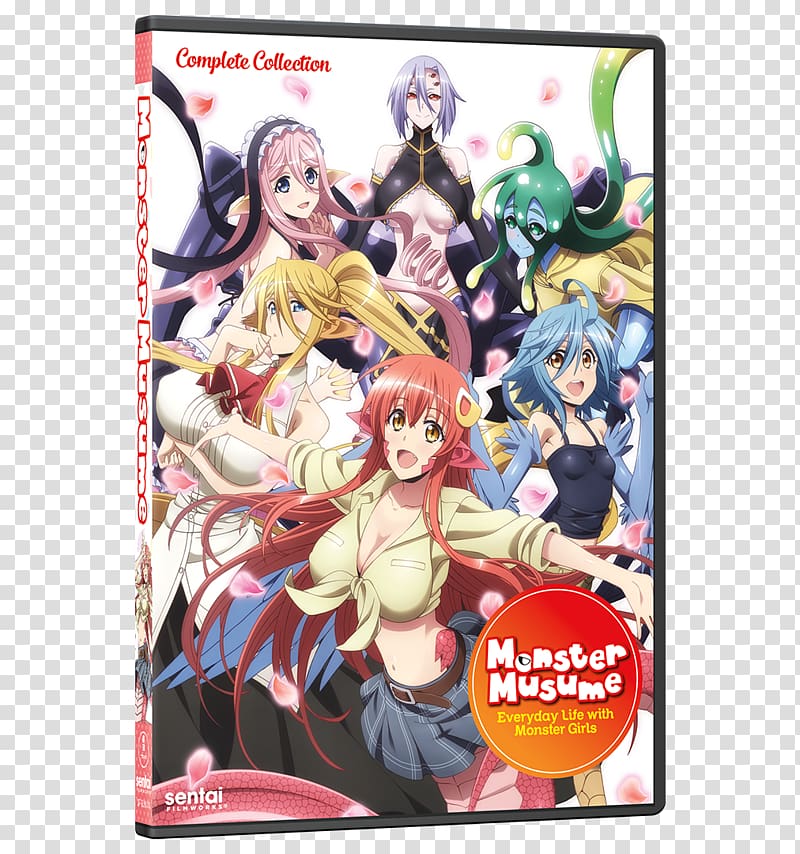 Blu-ray disc Monster Musume Anime Manga DVD, Anime transparent background PNG clipart