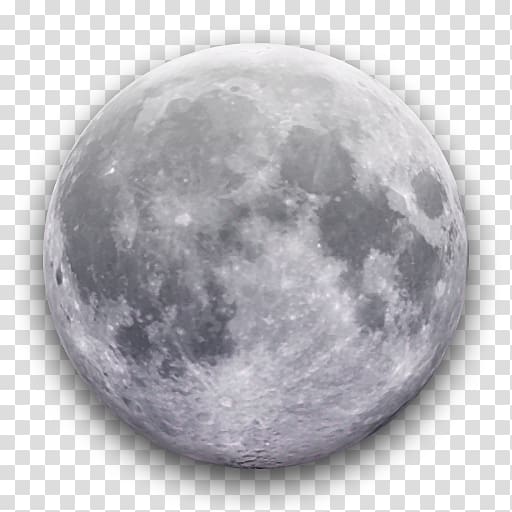 Full moon Lunar Reconnaissance Orbiter Supermoon, glow transparent background PNG clipart