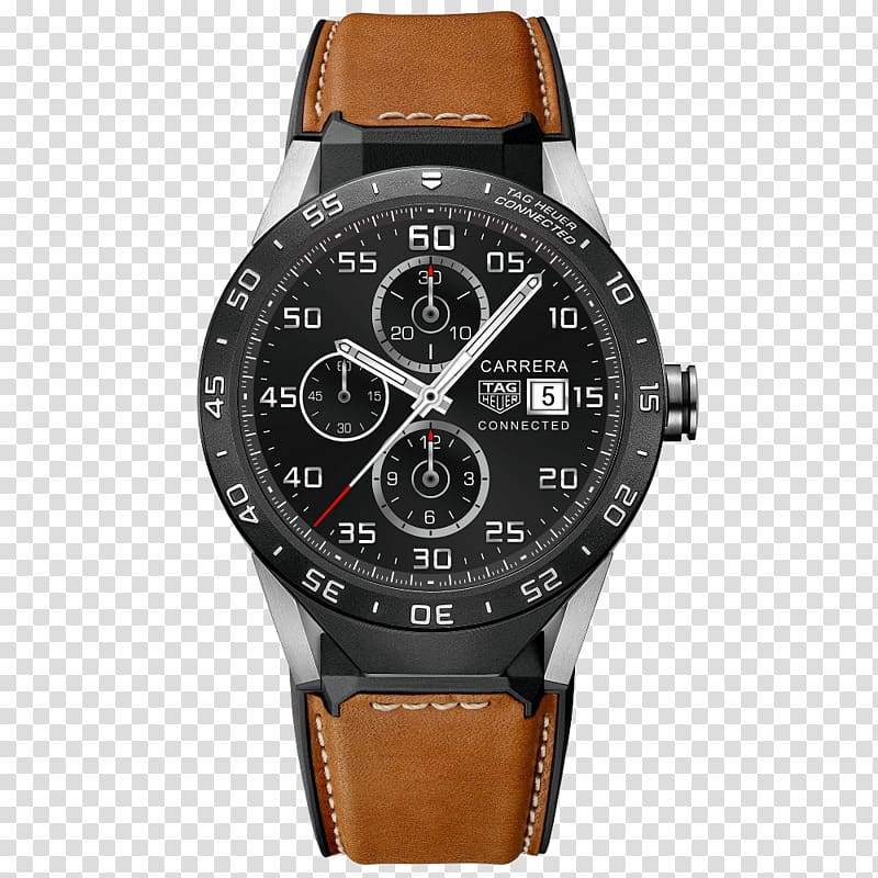TAG Heuer Connected Smartwatch Chronograph, tag connected transparent background PNG clipart
