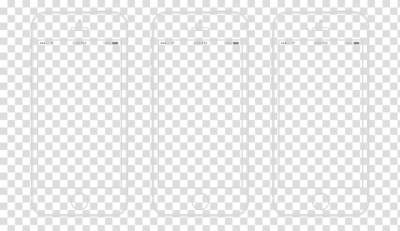 Brand Black and white, Apple 6 phone black and white line draft transparent background PNG clipart