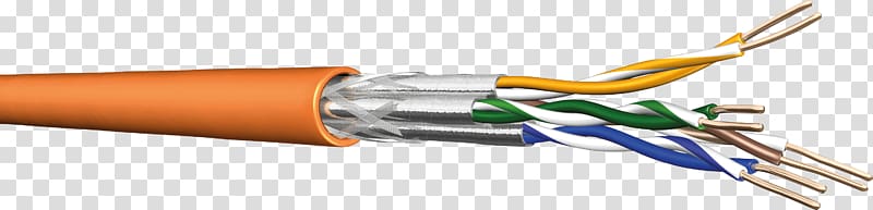 Network Cables Class F cable Category 6 cable Twisted pair Electrical cable, others transparent background PNG clipart
