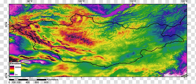 Mongolia Tibetan Plateau Digital elevation model Mongols, mongolian transparent background PNG clipart