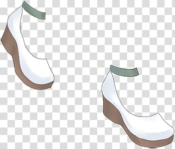High-heeled footwear White Shoe Handbag, Women high heels transparent background PNG clipart