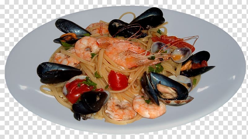 Spaghetti alla puttanesca Portuguese cuisine Italian cuisine Linguine Recipe, linguini transparent background PNG clipart