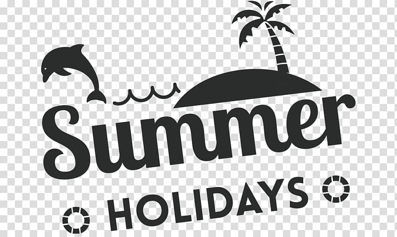 Black and white Christmas Holiday , summer holiday transparent background PNG clipart