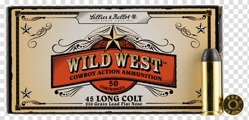 .22 Winchester Magnum Rimfire Sellier & Bellot .45 Colt Cartridge .45 ACP, colt transparent background PNG clipart