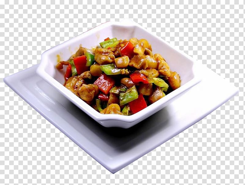 Kung Pao chicken Sweet and sour Vegetarian cuisine Stir frying Oyster sauce, Three pull sauce Fried Chicken Free material transparent background PNG clipart