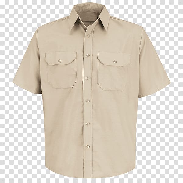 T-shirt Sleeve Red Kap Men\'s Industrial Work Shirt SP24 Uniform, T-shirt transparent background PNG clipart