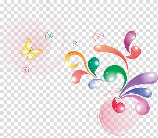 Drop, Abstract Colorful holiday fireworks butterfly transparent background PNG clipart