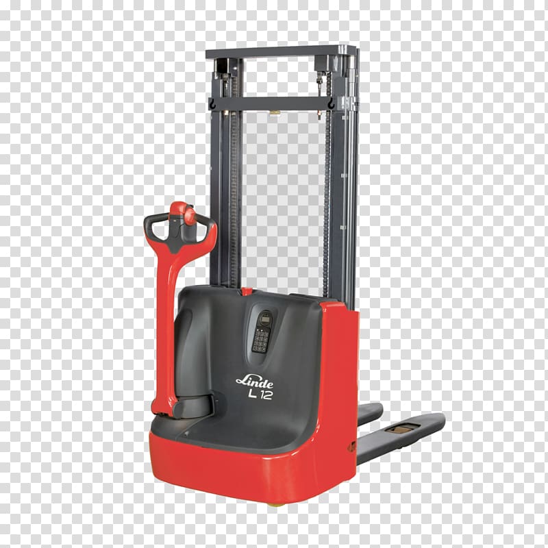 Forklift The Linde Group Linde Material Handling Stacker Pallet, warehouse transparent background PNG clipart