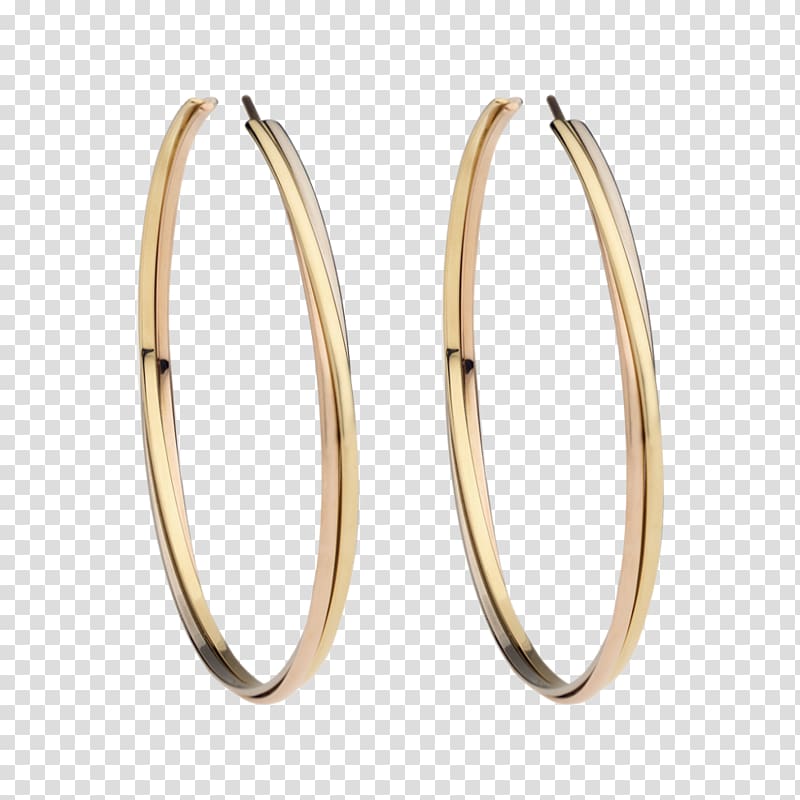 Earring Cartier Kreole Jewellery Gold, earring transparent background PNG clipart