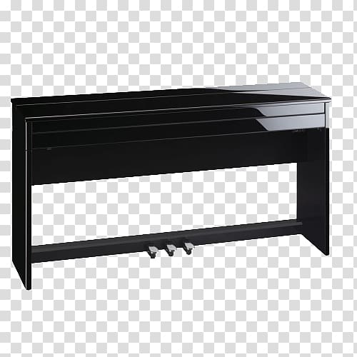 Black Coffee table Digital piano Roland Corporation, Flip digital piano mirror black transparent background PNG clipart