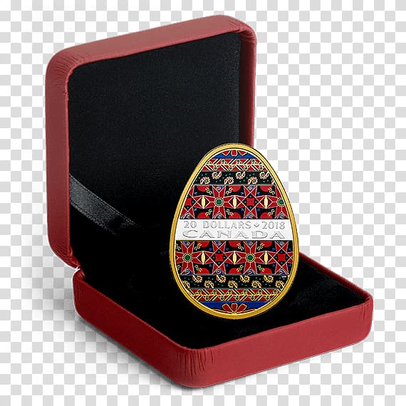 Vegreville egg Ukraine Coin Pysanka Royal Canadian Mint, Coin transparent background PNG clipart
