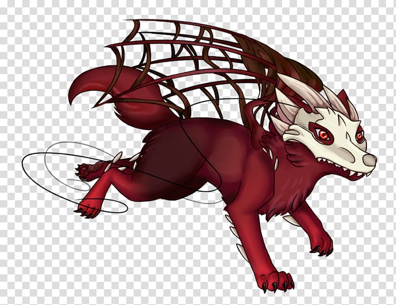 Canidae Dog Dragon Snout, Dusk sky transparent background PNG clipart