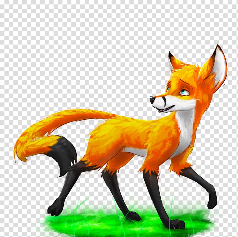 Red fox Fauna Wildlife Tail Fox News, FOX DRAWING transparent background PNG clipart