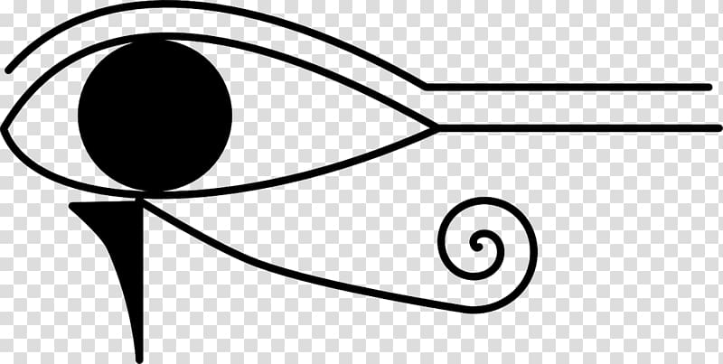 Ancient Egypt Egyptian hieroglyphs Eye of Horus, eye ra transparent background PNG clipart
