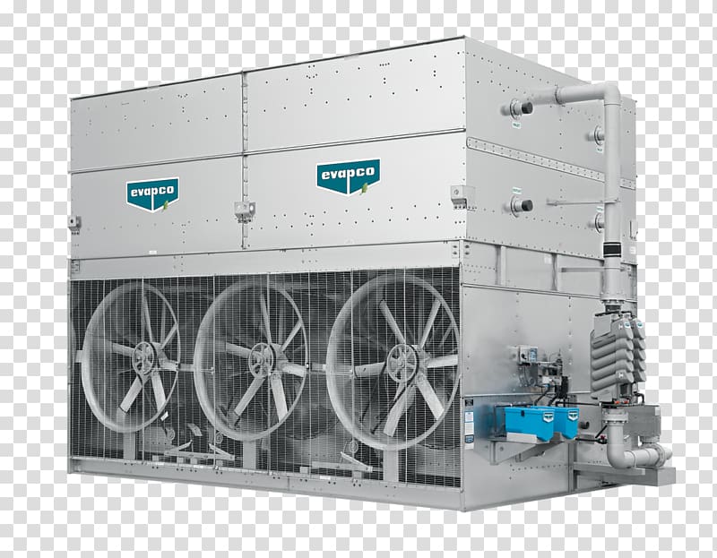 Evaporative cooler Machine Refrigeration Condenser Cooling tower, others transparent background PNG clipart