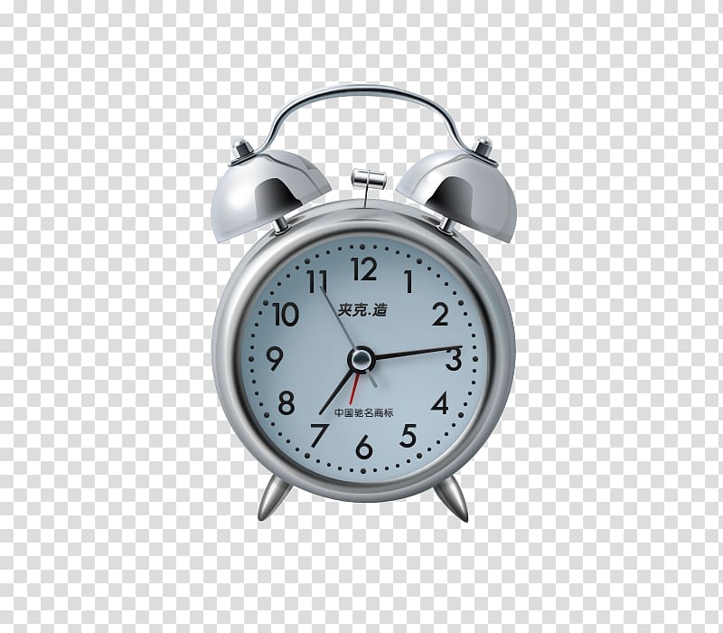 wait Smartwatch Android Clock, Silver alarm clock transparent background PNG clipart