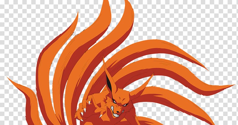 Kurama Naruto Uzumaki Tailed Beasts Gumiho Kitsune, naruto transparent background PNG clipart