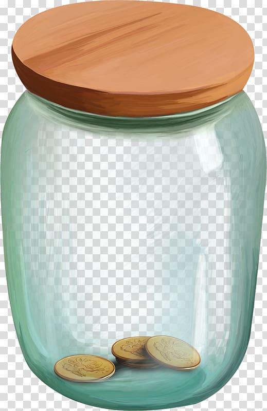 Jar Coin Currency Glass, Change jar transparent background PNG clipart