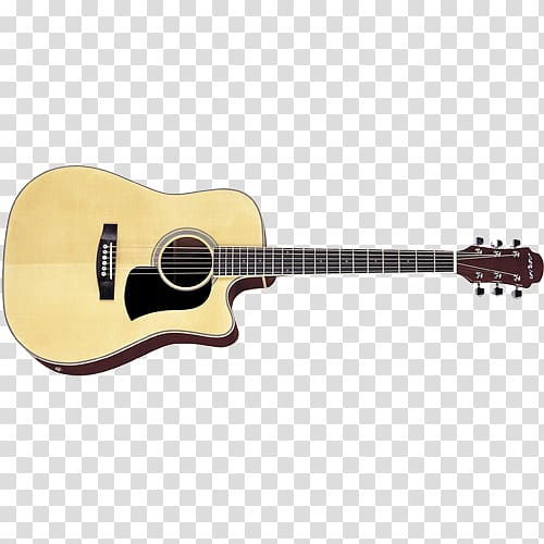 Acoustic guitar Dreadnought Acoustic-electric guitar Cutaway, Acoustic Guitar transparent background PNG clipart