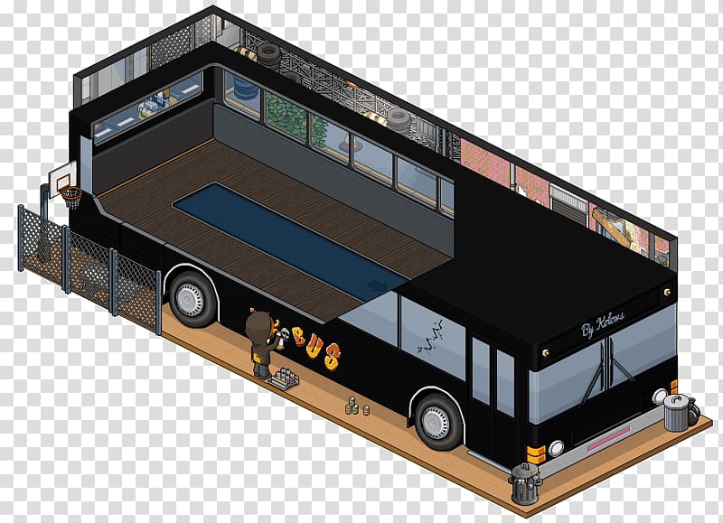 Habbo Game Bus Mode of transport Lightpics, reception transparent background PNG clipart