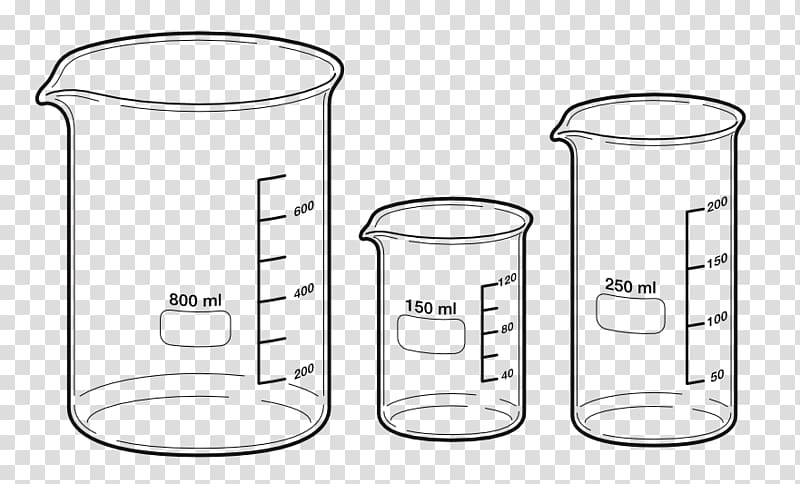 Beaker Chemistry Laboratory Flasks Laboratory glassware, chemistry lab transparent background PNG clipart