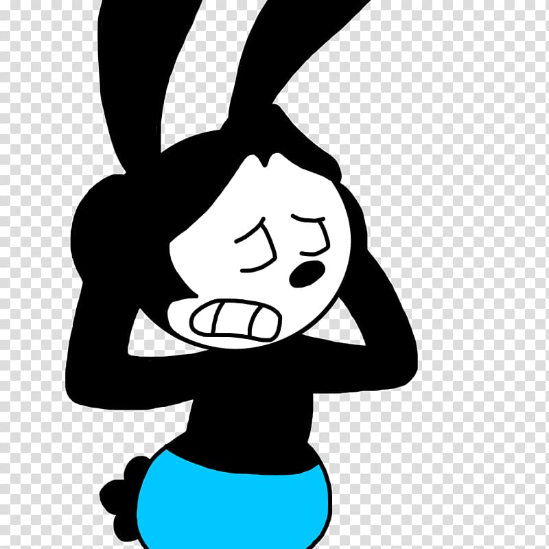 Art Facial expression , oswald the lucky rabbit transparent background PNG clipart