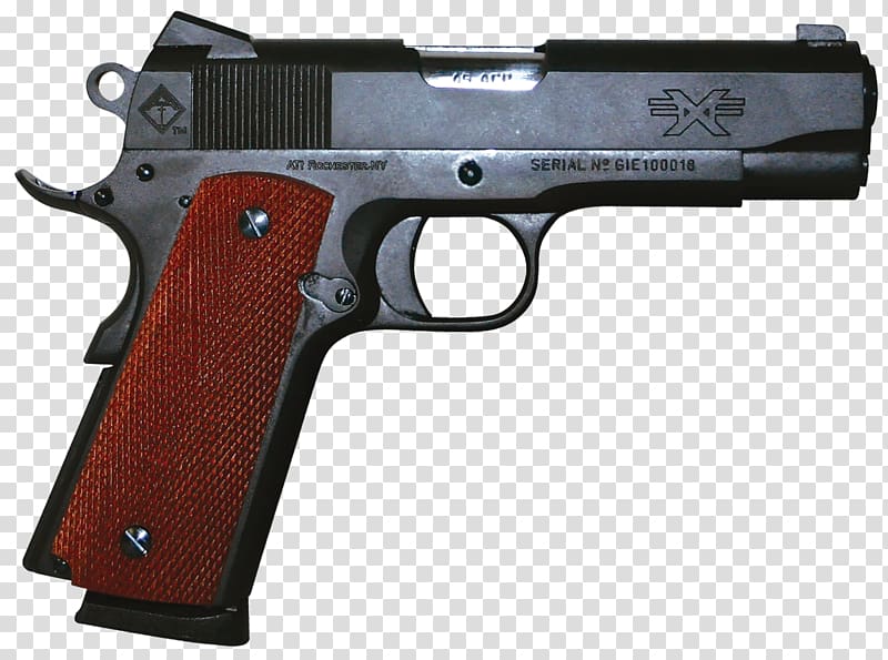 Springfield Armory Smith & Wesson SW1911 M1911 pistol .45 ACP, Handgun transparent background PNG clipart