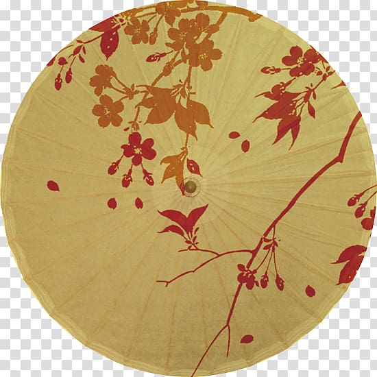 China u96e8u5df7 Oil-paper umbrella, Chinese wind printing paper umbrella transparent background PNG clipart