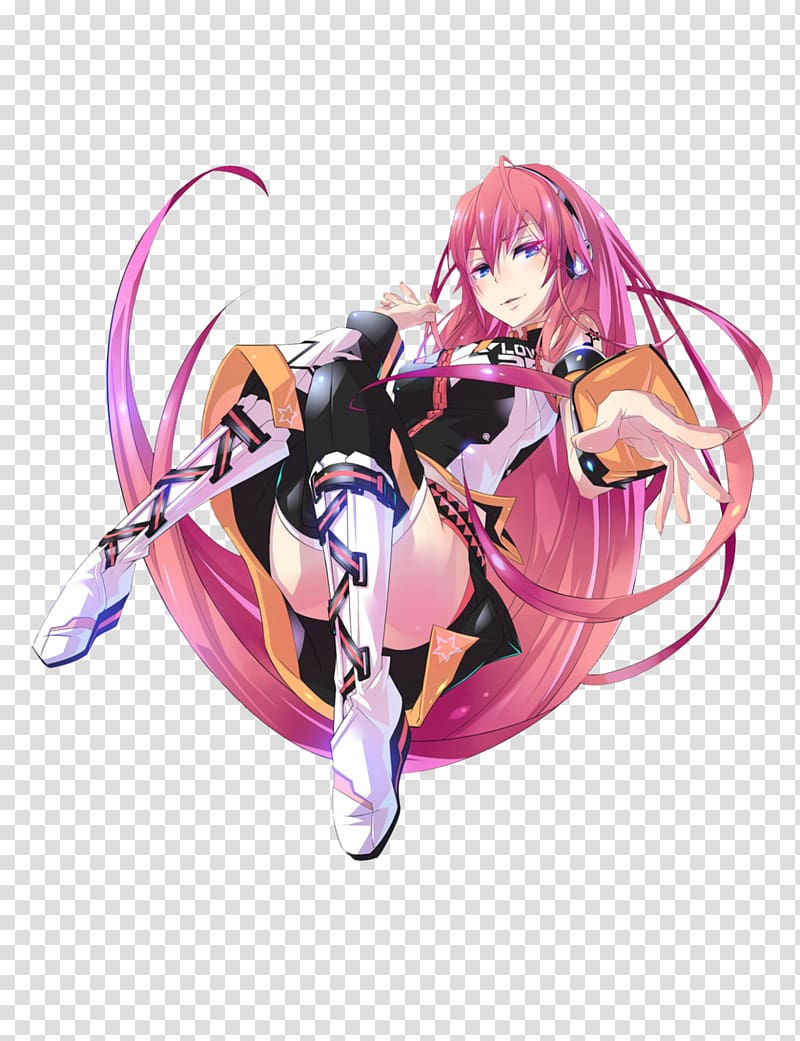 Megurine Luka Hatsune Miku Kaito Character Vocaloid, Randeer transparent background PNG clipart