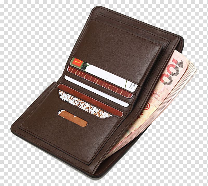 Wallet Designer Leather, men\'s wallet transparent background PNG clipart