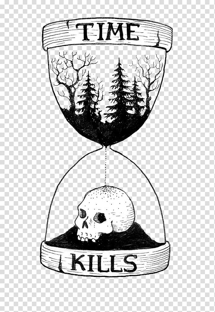 white time kills hourglass , Tattoo Drawing Sands of time Hourglass, Hourglass element transparent background PNG clipart