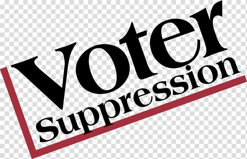 Voter suppression Voting Rights Act of 1965 Electoral district Election, Voter Suppression transparent background PNG clipart