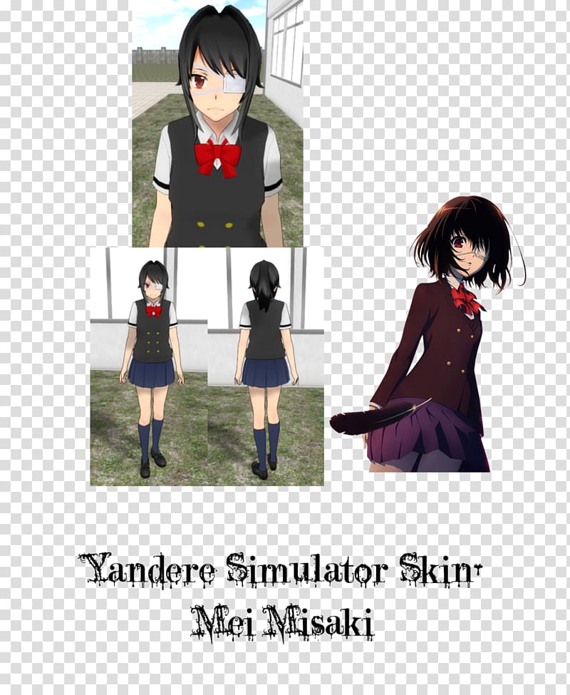 Yandere Simulator Tsundere Skin Anime, madoka transparent background PNG clipart