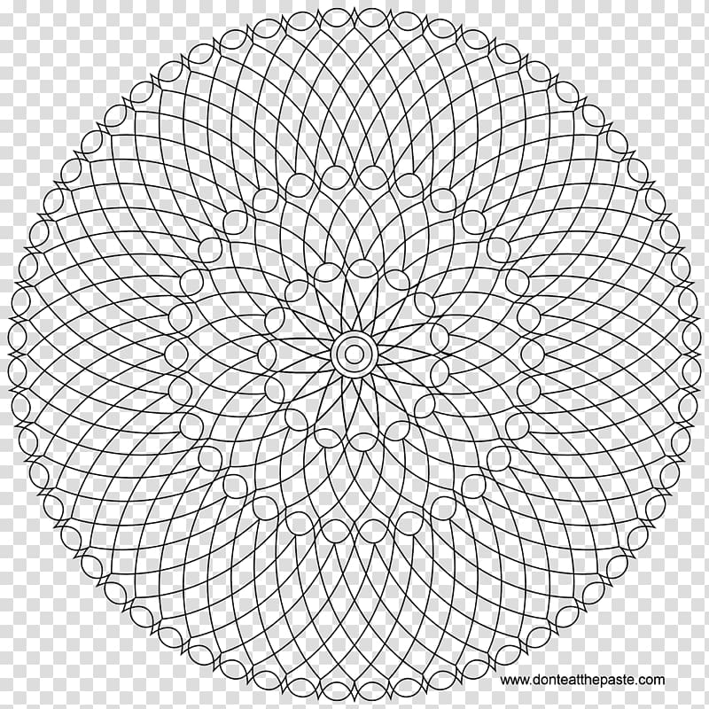 Optical illusion Circle Fraser spiral illusion, ISLAMIC PATTERN transparent background PNG clipart