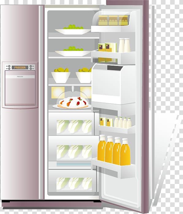 Refrigerator Euclidean , Refrigerator material, transparent background PNG clipart