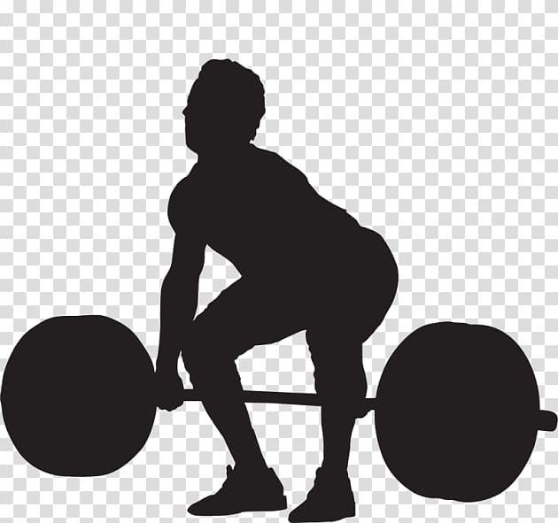 Clean and jerk Silhouette Olympic weightlifting, Silhouette transparent background PNG clipart