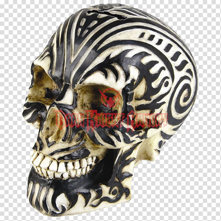 Savings bank Skull Māori people Piggy bank, Tribal skull transparent background PNG clipart