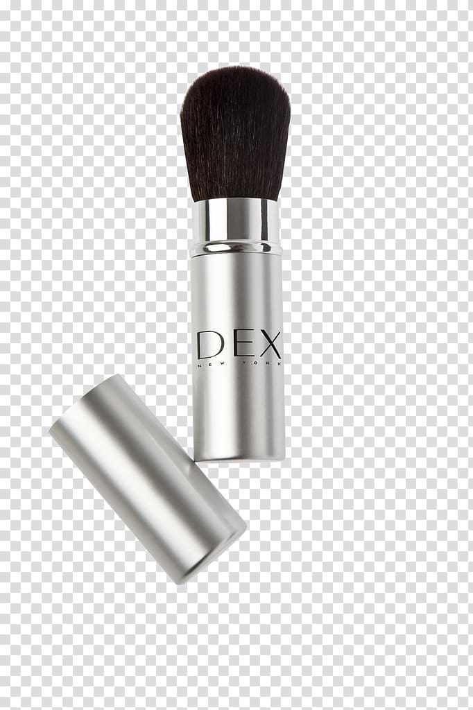 Makeup brush Cosmetics DEX New York Face Powder, kabuki transparent background PNG clipart