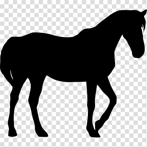 Horse Silhouette , animal silhouettes transparent background PNG clipart