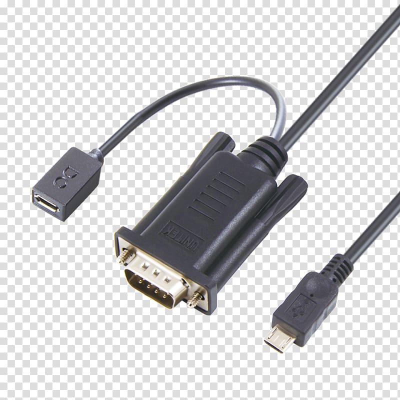Serial cable Adapter Electrical connector Serial port USB, signal transmitting station transparent background PNG clipart