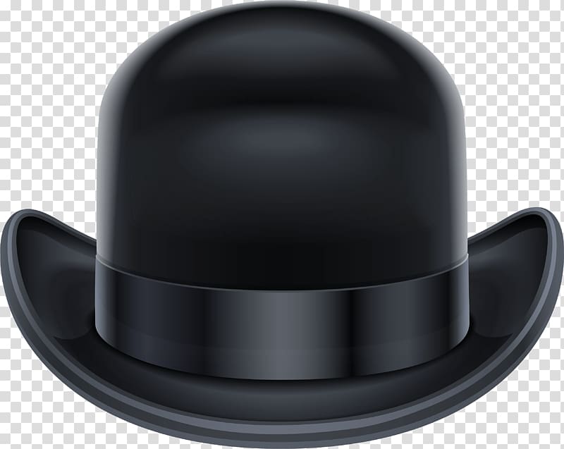 Bowler hat , Black Hat transparent background PNG clipart