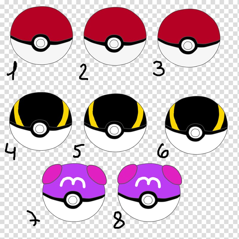 Free Cartoon Pokeball Sticker  Download Transparent PNG Sticker