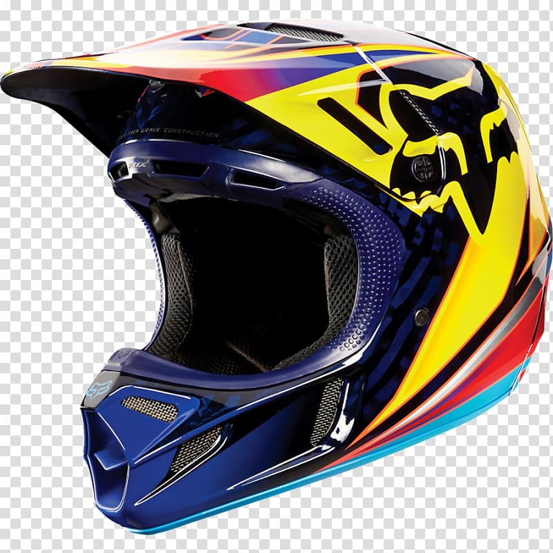 Motorcycle Helmets Fox Racing Motocross, motorcycle helmets transparent background PNG clipart