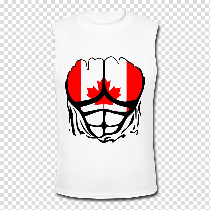T-shirt Flag of Canada Bluza Sleeve, T-shirt transparent background PNG clipart