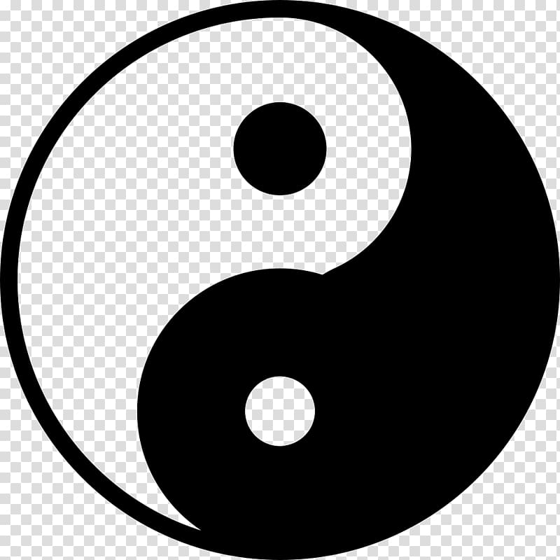 Yin and yang Taoism Taijitu, yin yang transparent background PNG ...